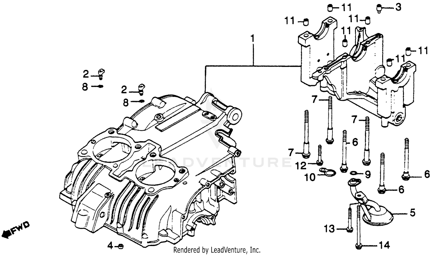 CRANKCASE SET