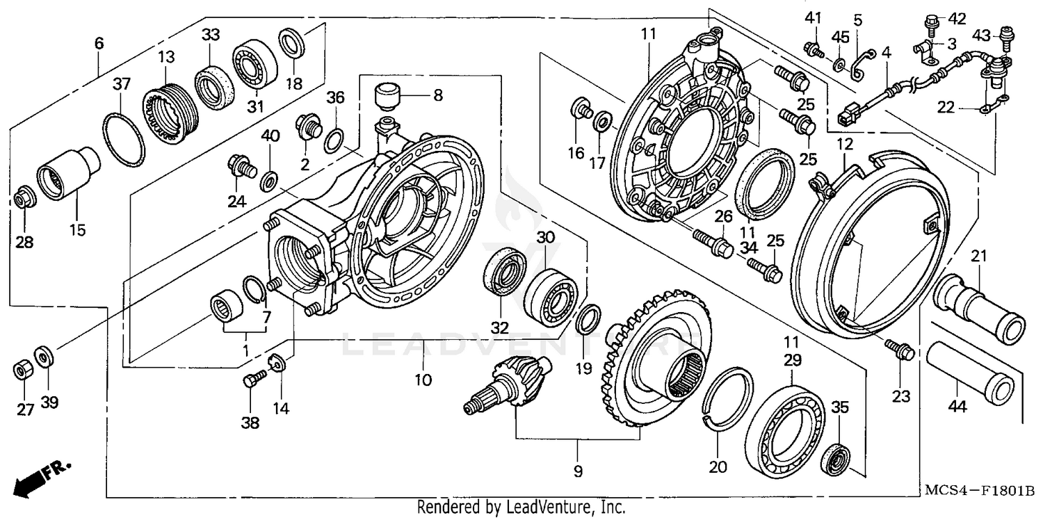 FINAL DRIVEN GEAR (ST1300A)