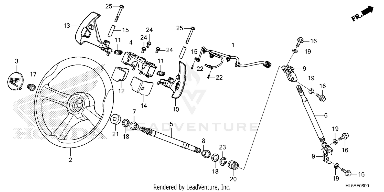STEERING WHEEL@STEERING  SHAFT