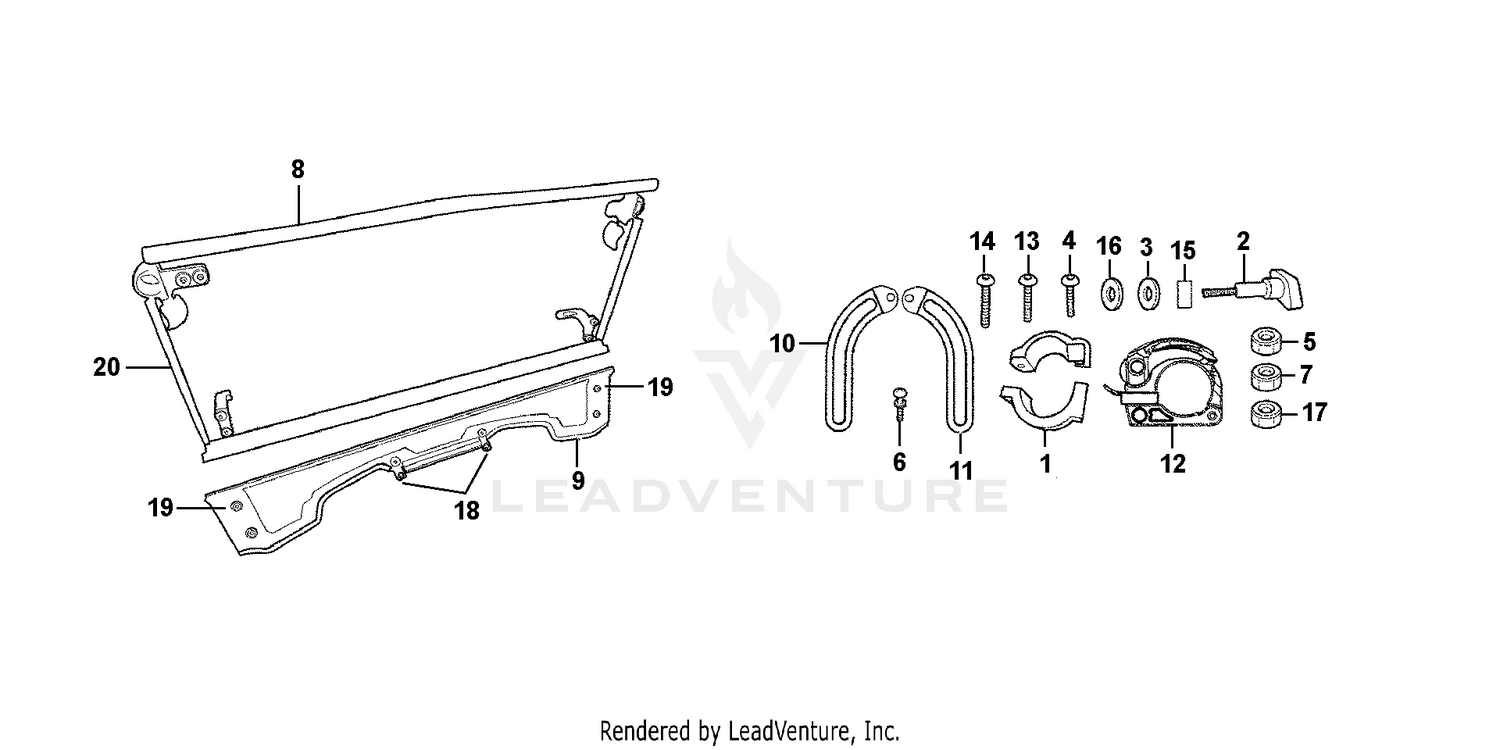2 PIECE FOLDING POLY     WINDSCREEN (HARDCOAT)