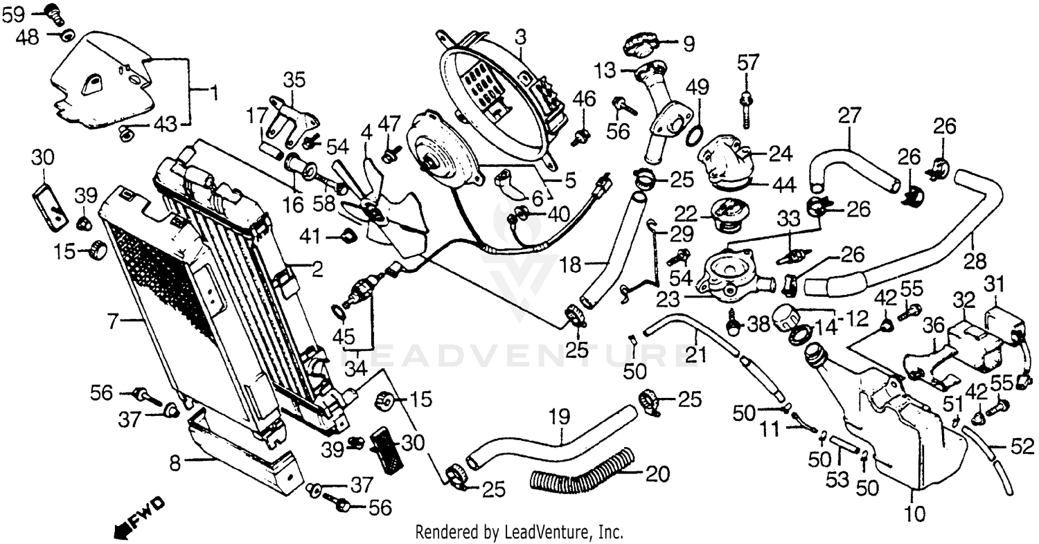 RADIATOR + THERMOSTAT