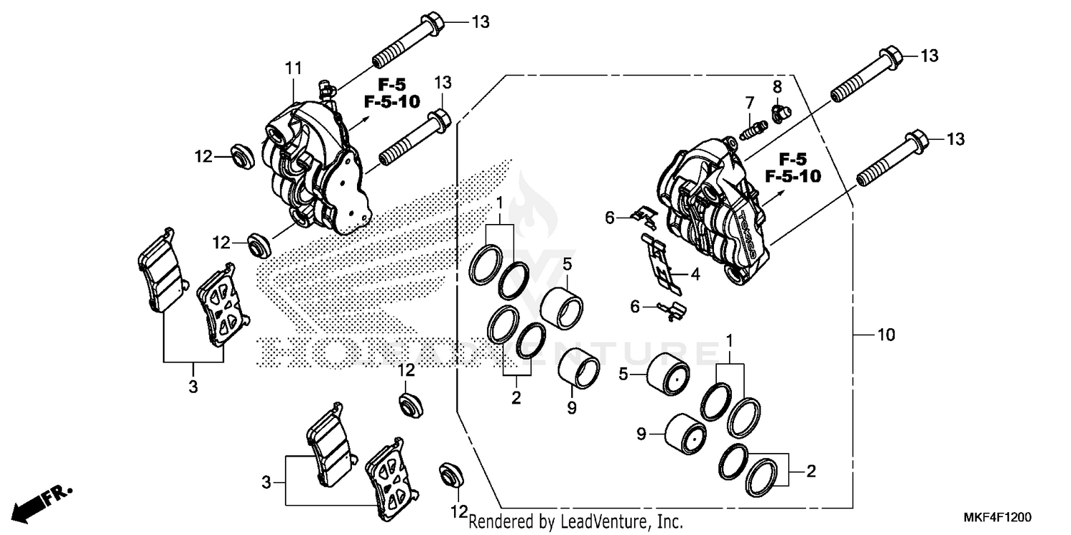 FRONT BRAKE CALIPER (1)