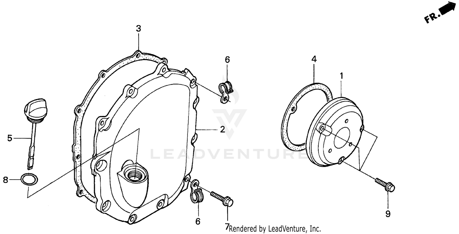 RIGHT CRANKCASE COVER