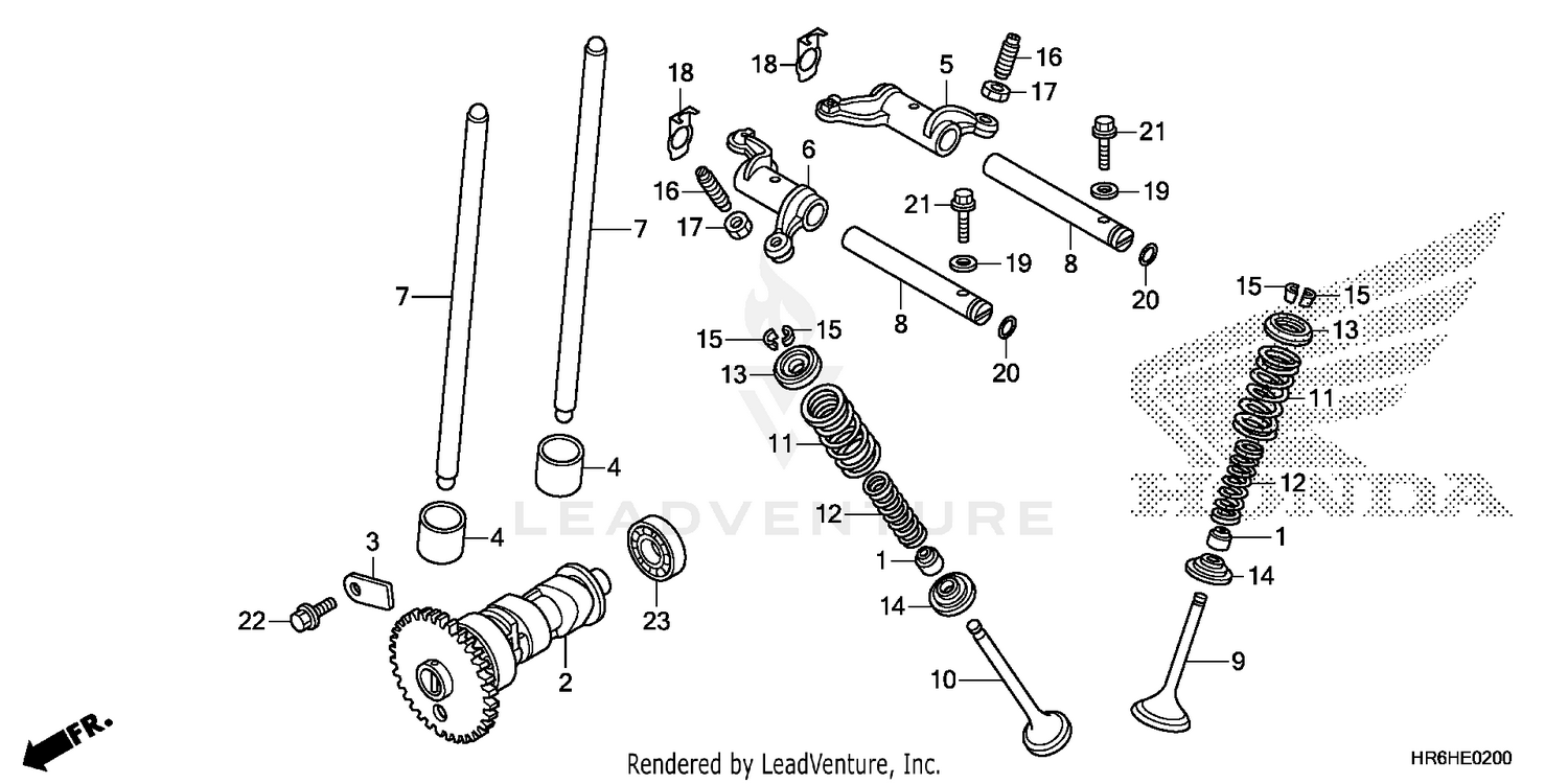 CAMSHAFT + VALVE