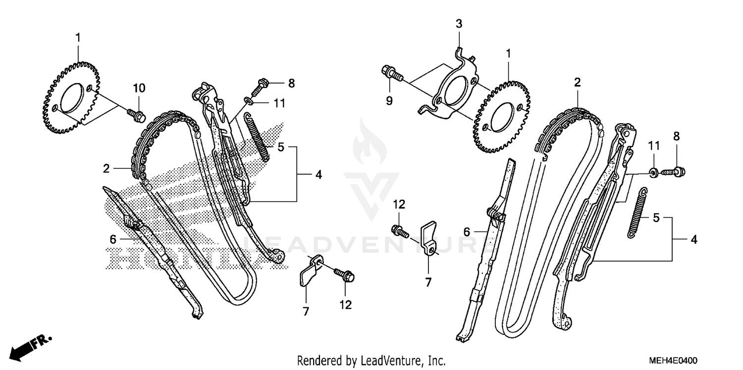 CAM CHAIN + TENSIONER