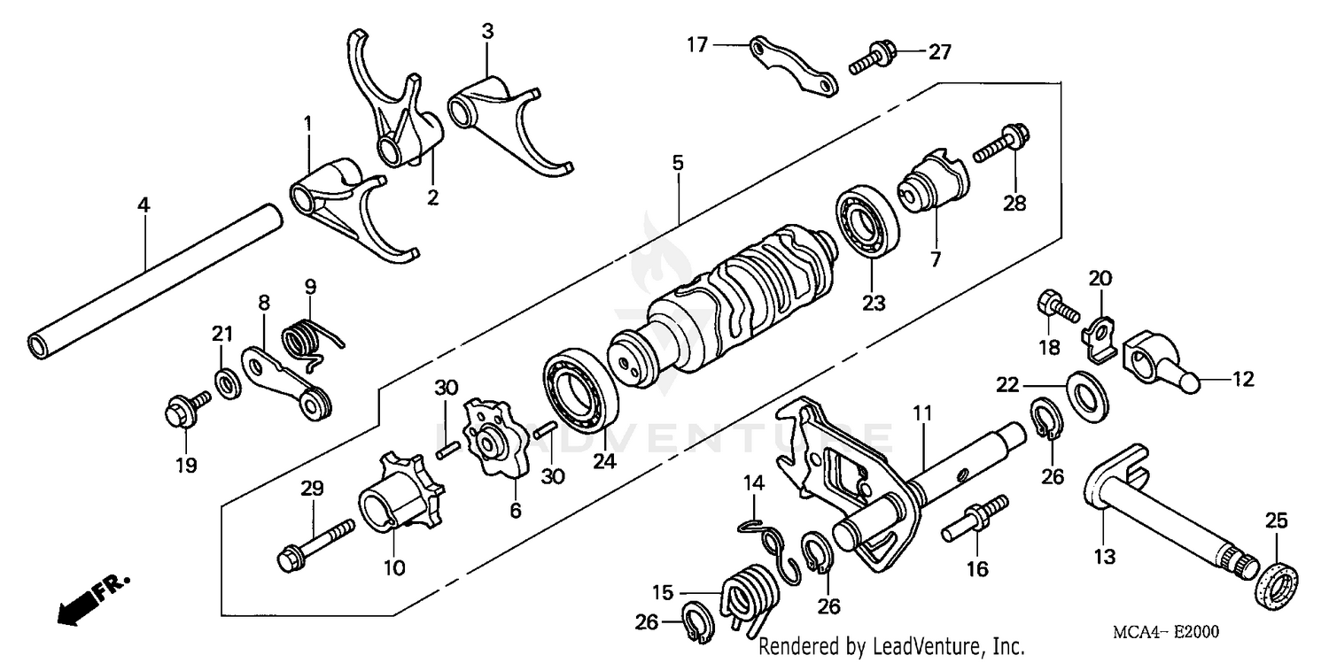 SHIFT DRUM + SHIFT FORK