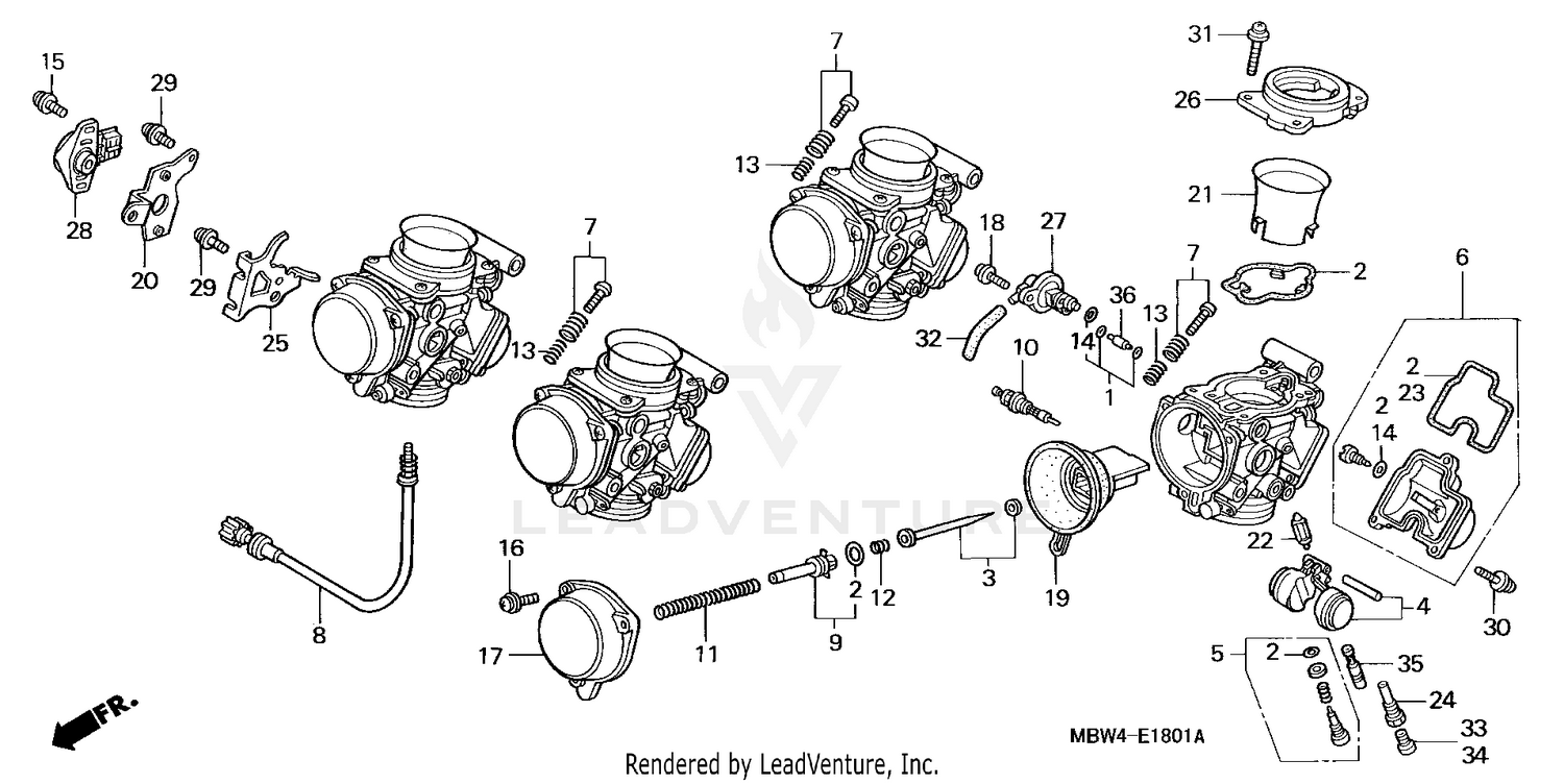 CARBURETOR (COMPONENT PARTS)