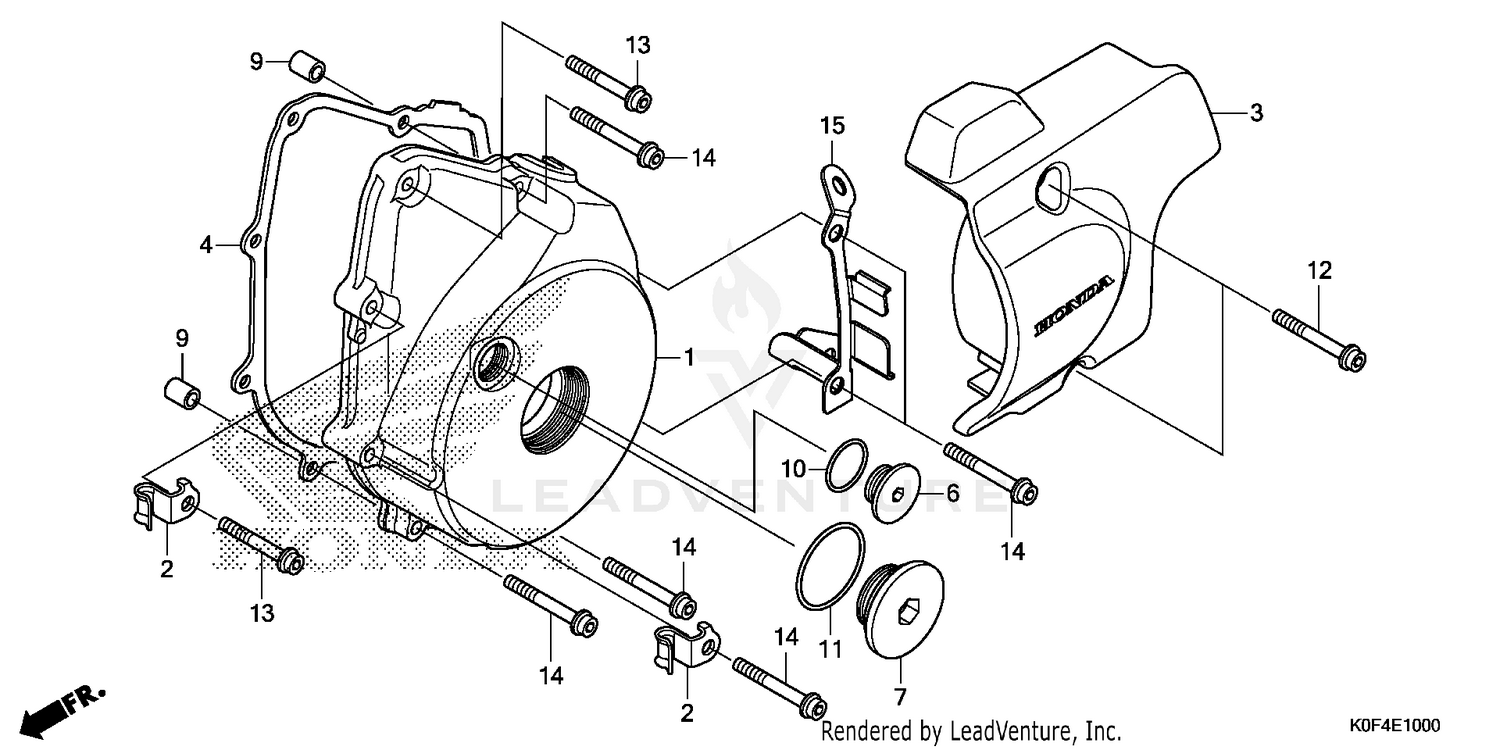 LEFT CRANKCASE COVER