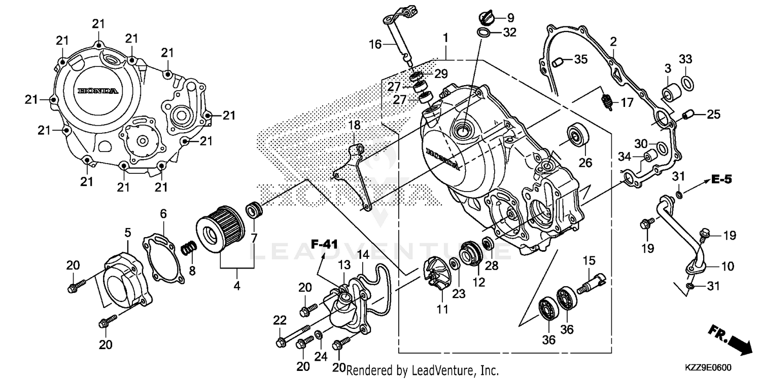RIGHT CRANKCASE COVER