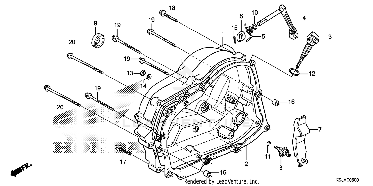 RIGHT CRANKCASE COVER