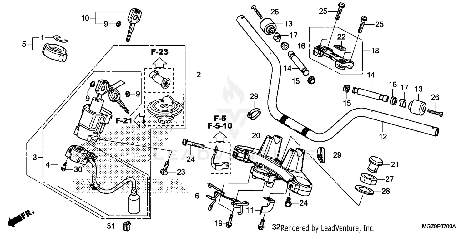 HANDLEBAR@TOP BRIDGE