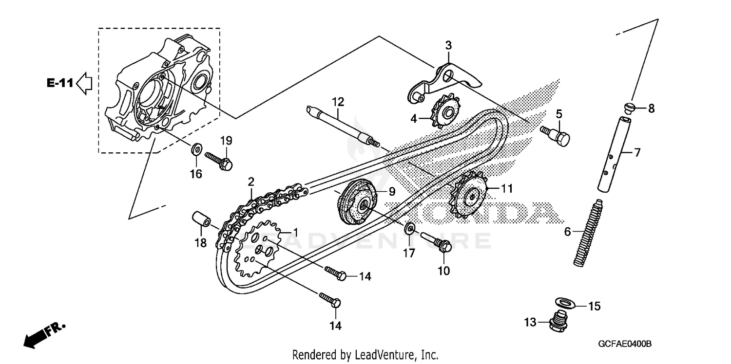 CAM CHAIN + TENSIONER
