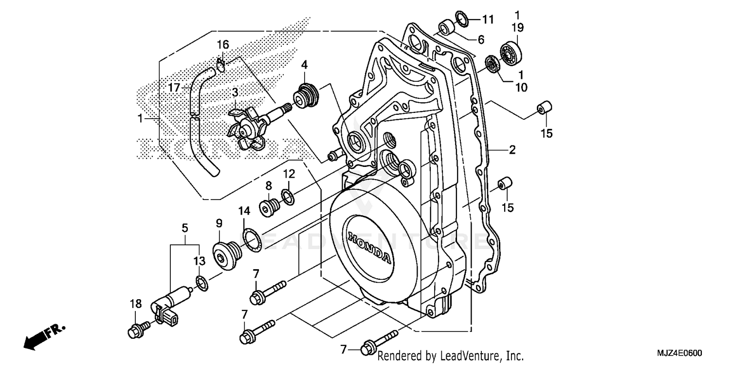 FRONT CRANKCASE COVER