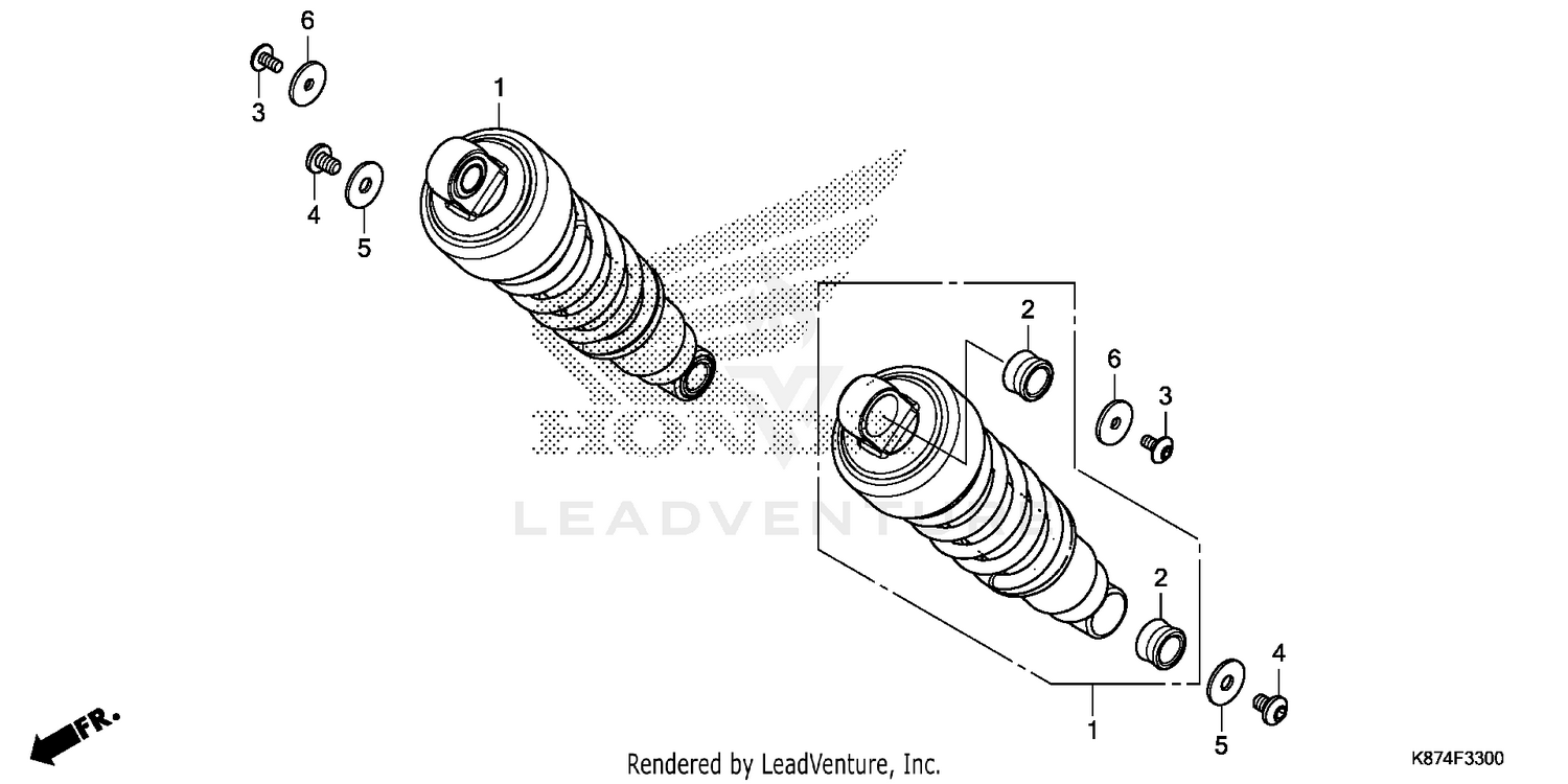 REAR SHOCK ABSORBER