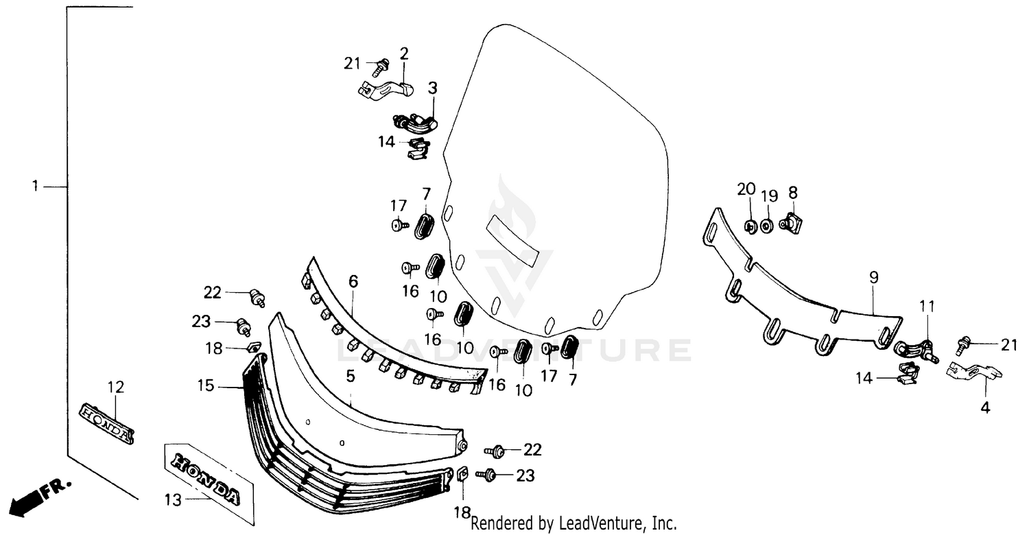 SCREEN GARNISH SET 90