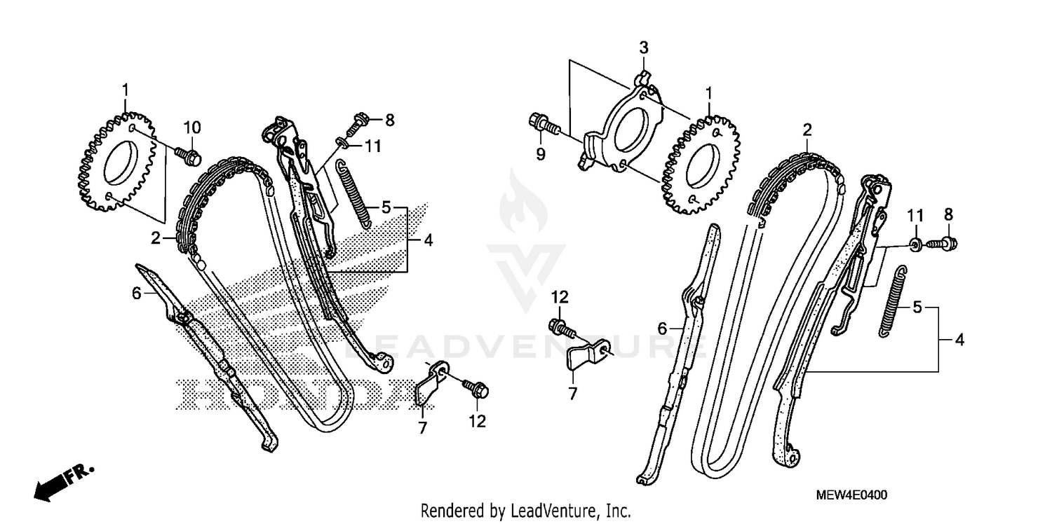 CAM CHAIN + TENSIONER