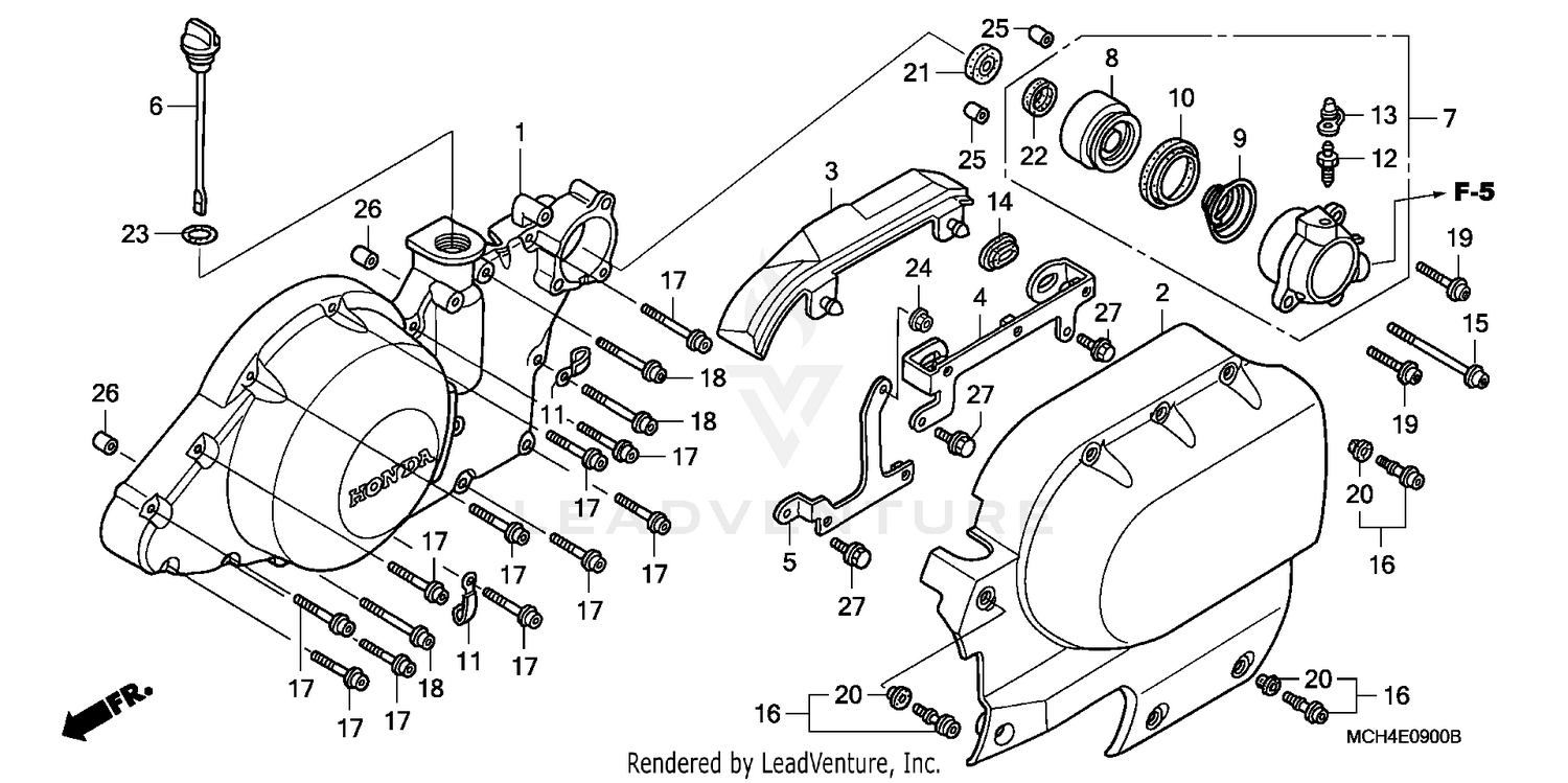 LEFT CRANKCASE COVER