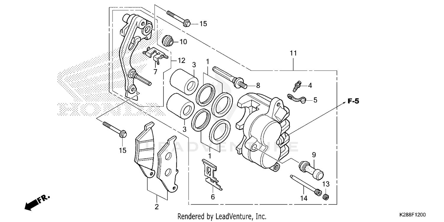 FRONT BRAKE CALIPER