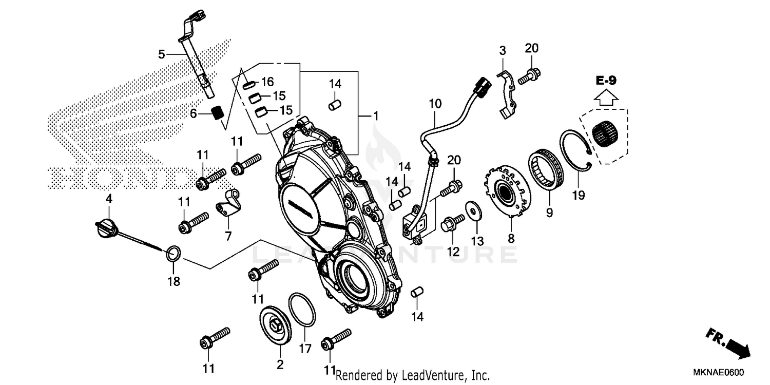 RIGHT CRANKCASE COVER