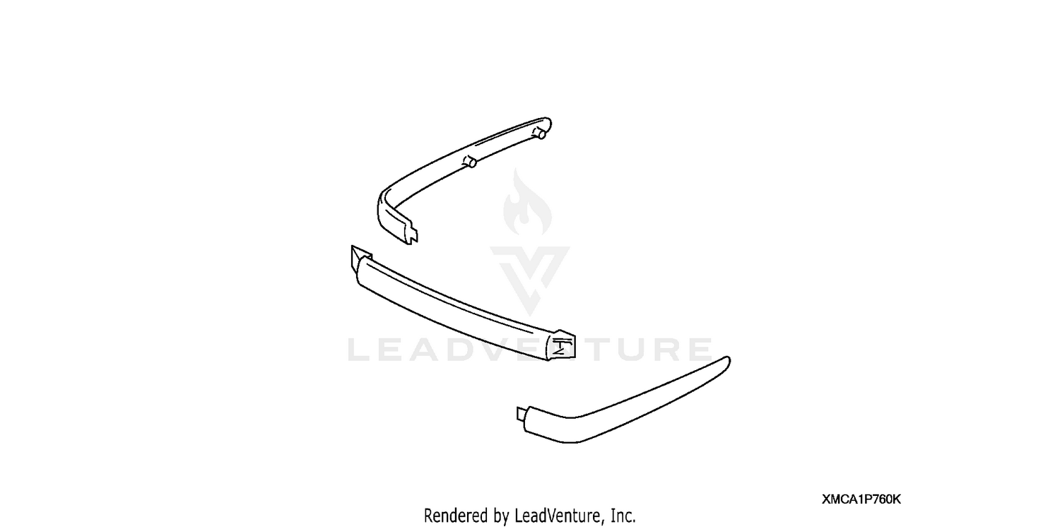 TRUNK MOLDING KIT (CARBON TYPE)