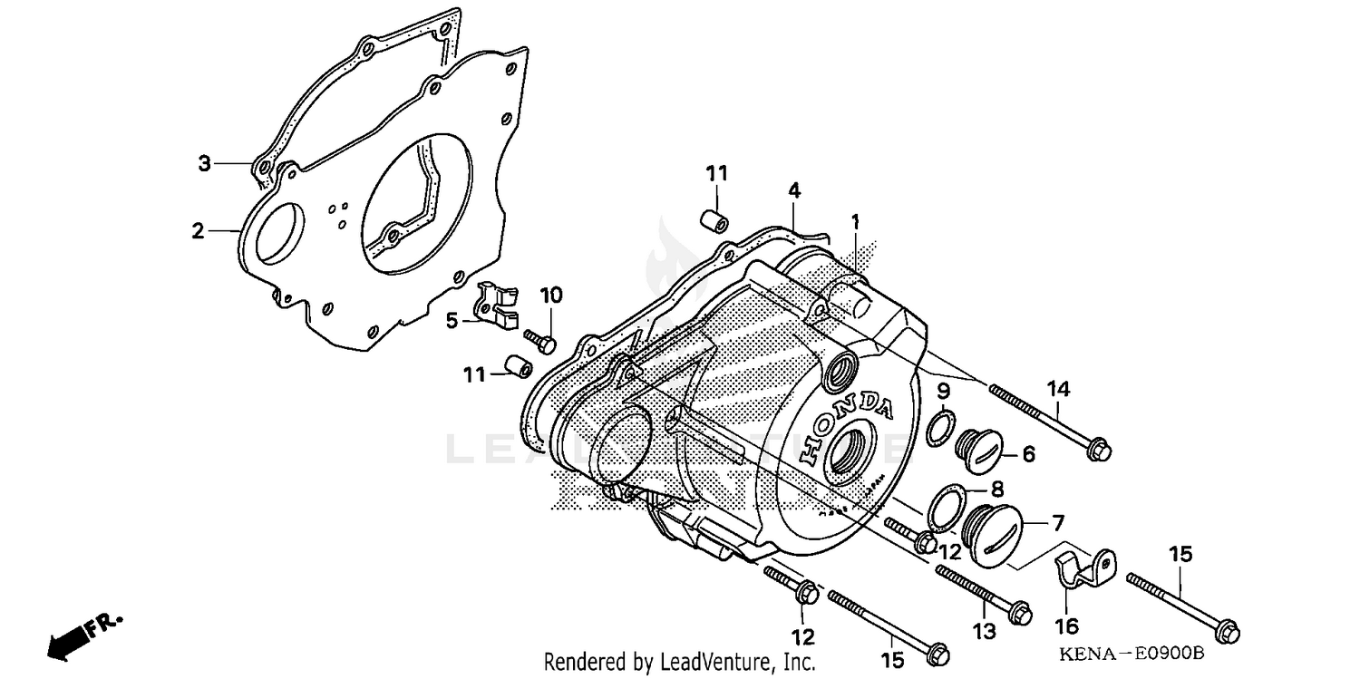 LEFT CRANKCASE COVER