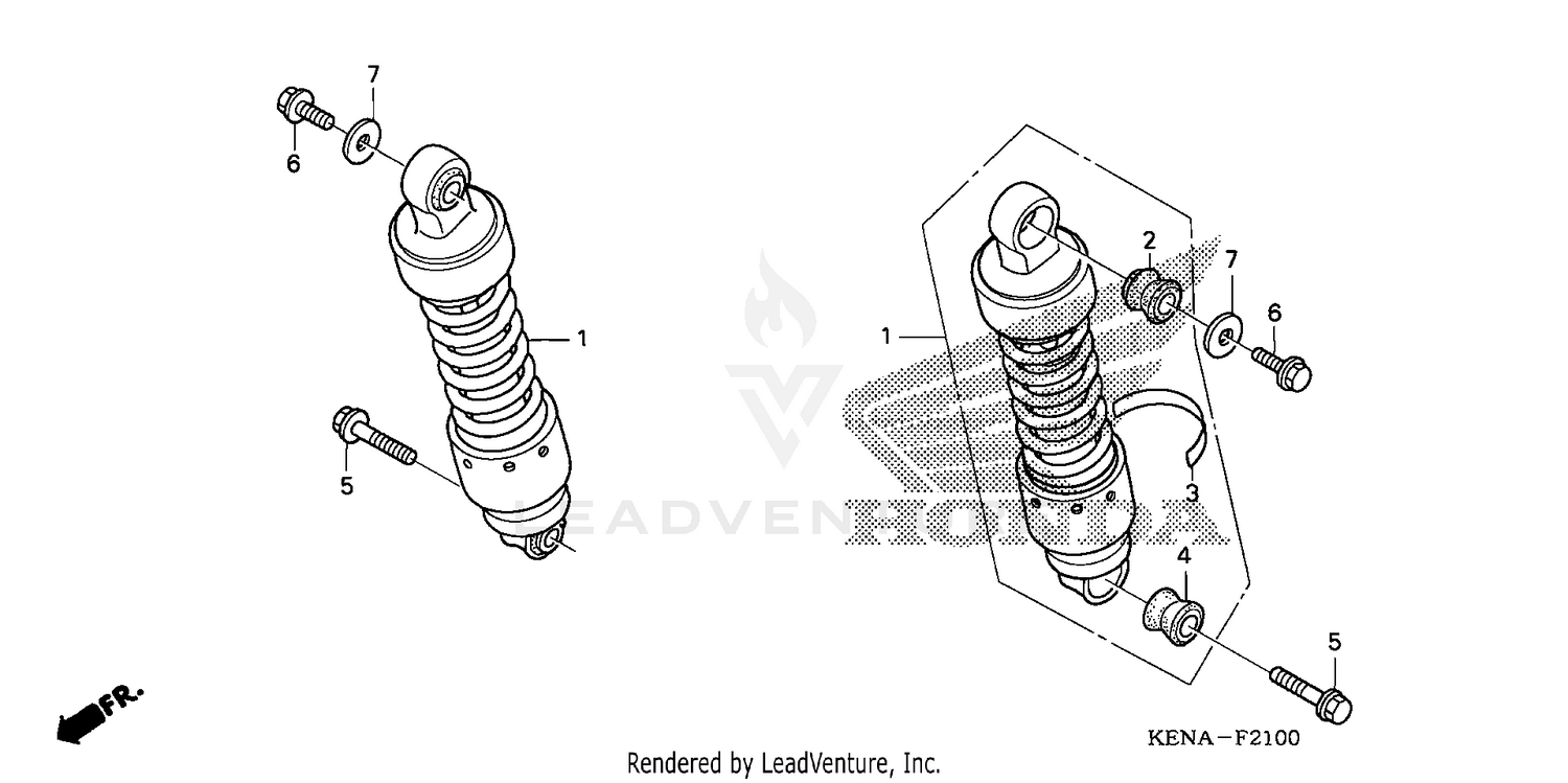 REAR SHOCK ABSORBER