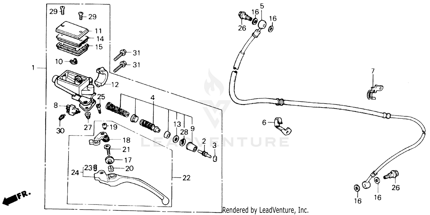 CLUTCH MASTER CYLINDER 87