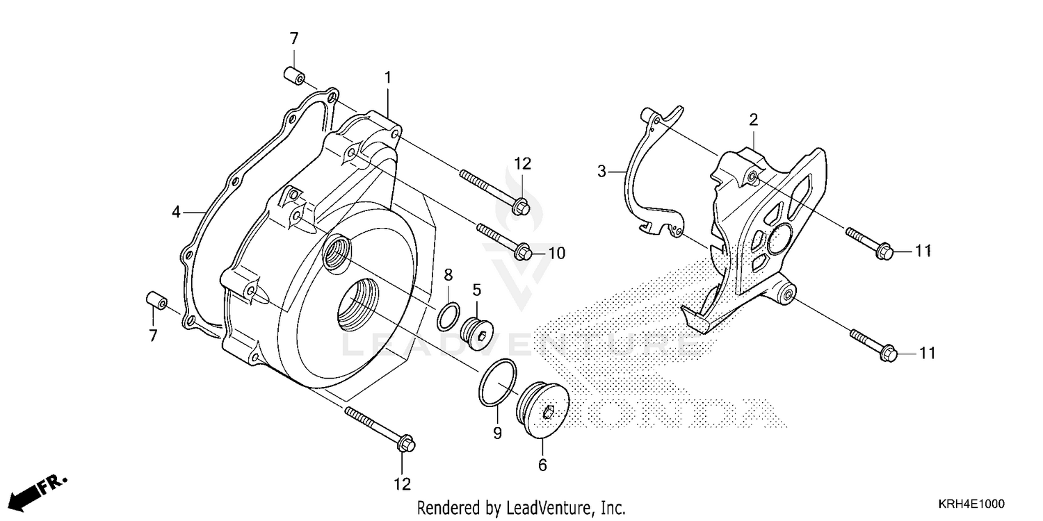 LEFT CRANKCASE COVER