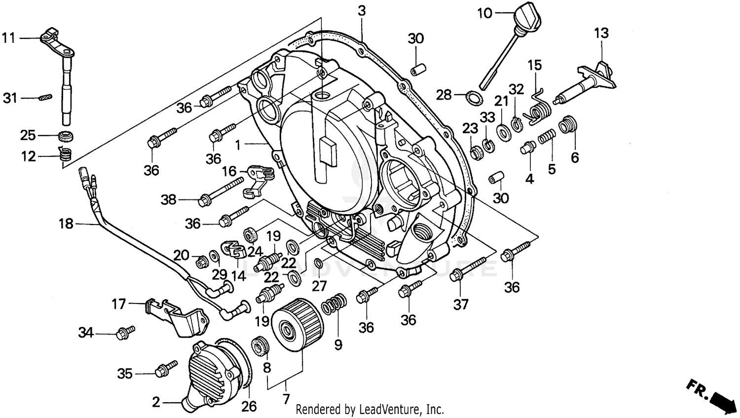 RIGHT CRANKCASE COVER