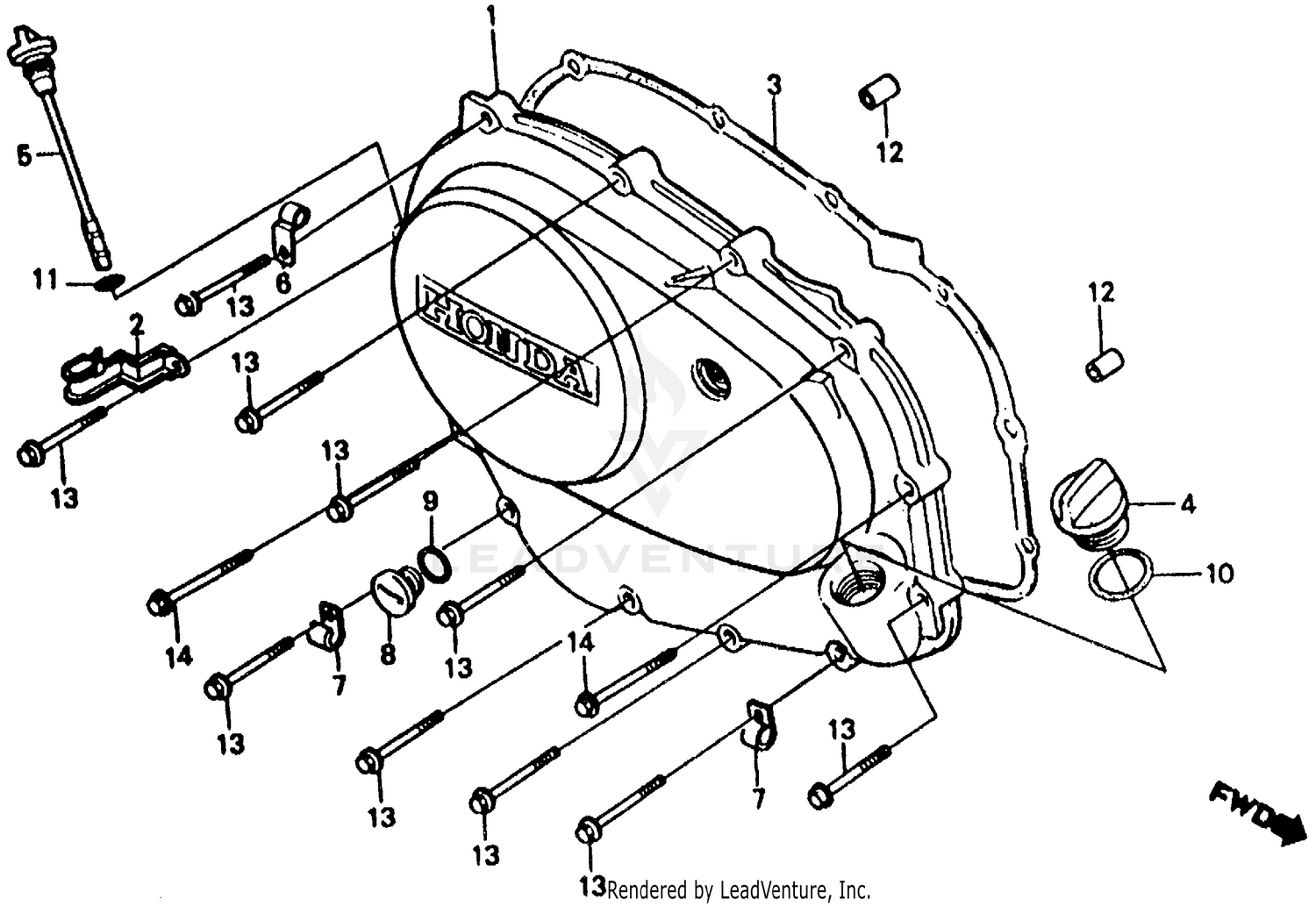 RIGHT CRANKCASE COVER