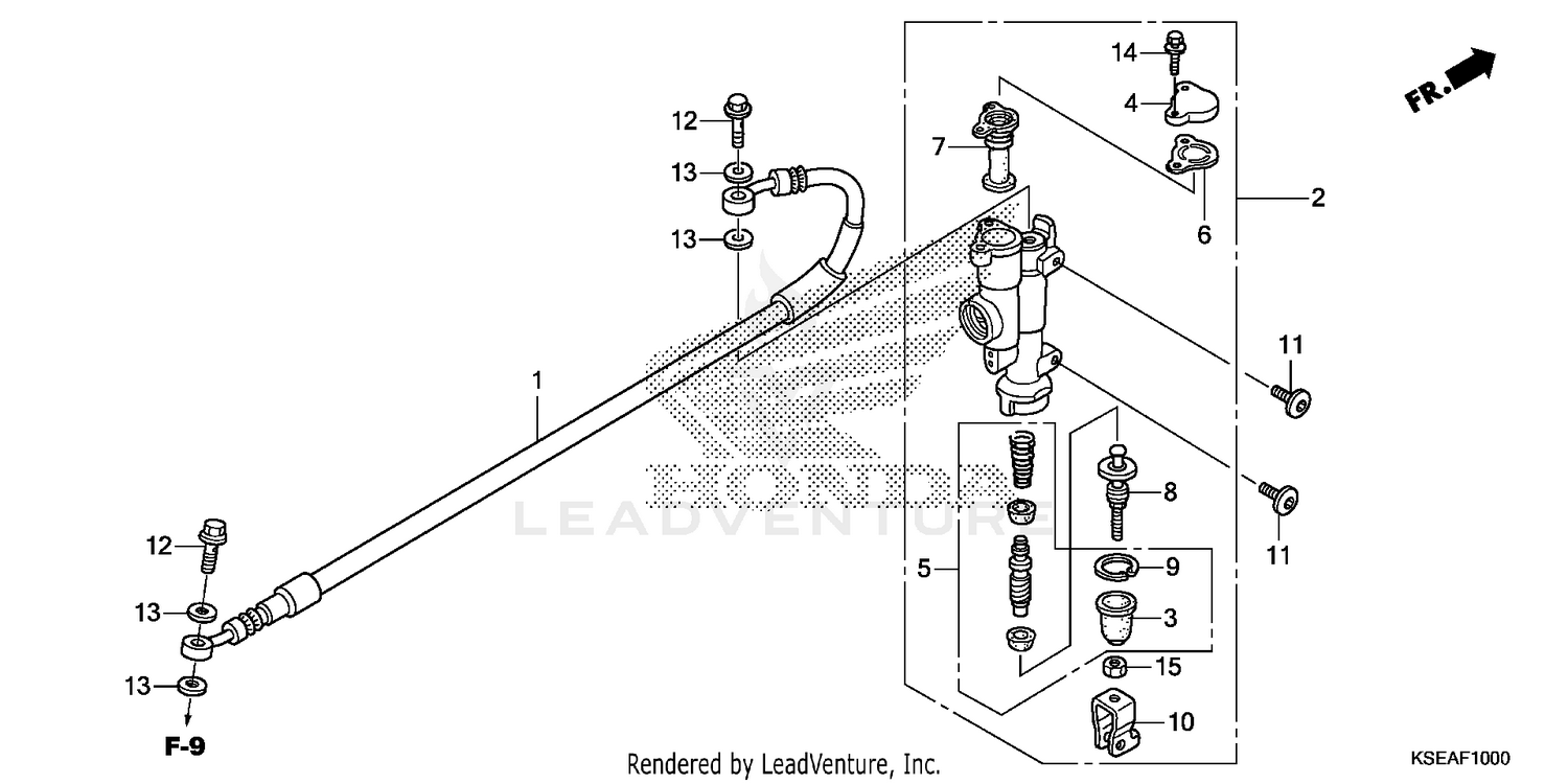 REAR BRAKE MASTER CYLINDER