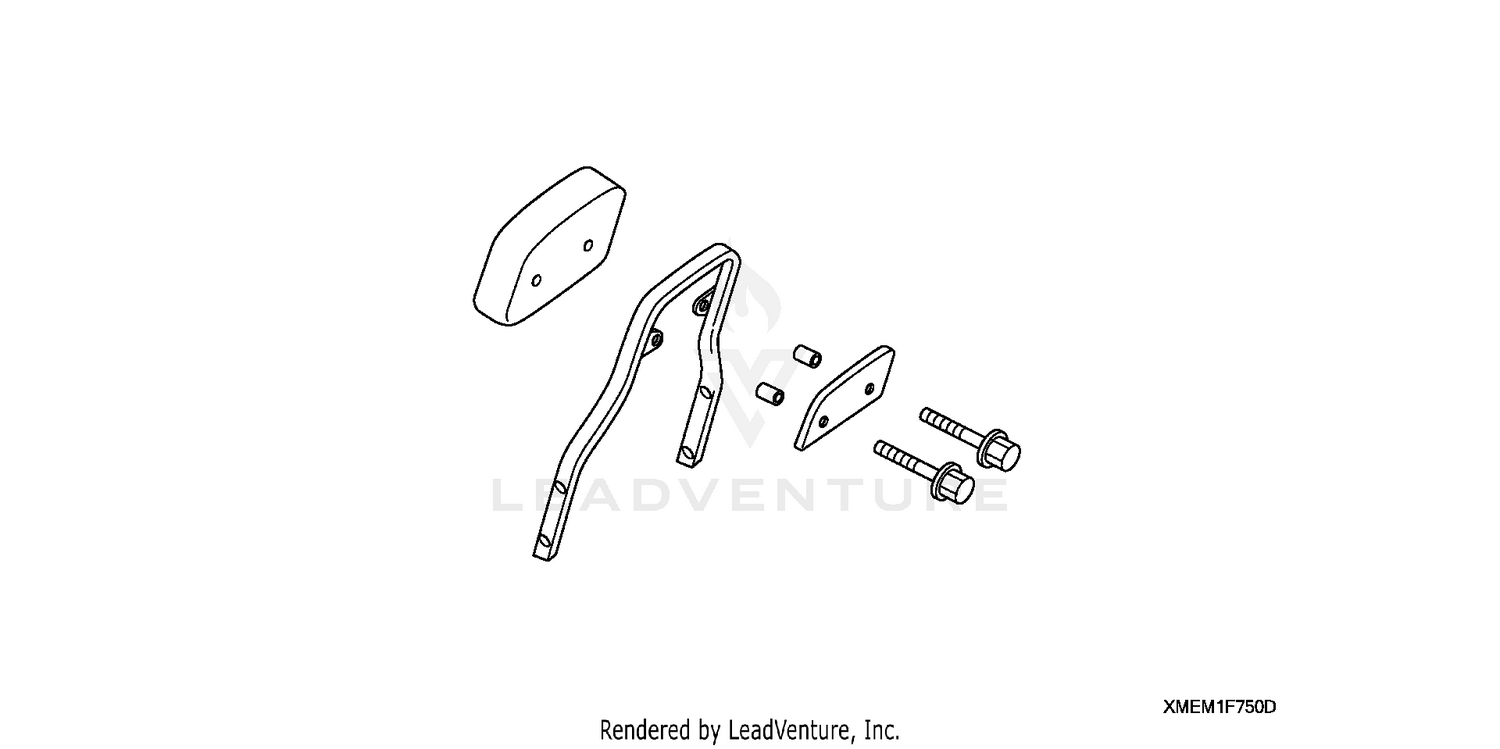 CHROME BACKREST WITH PAD (LOW)