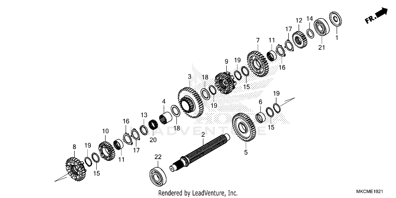 TRANSMISSION             (COUNTERSHAFT) (DCT)