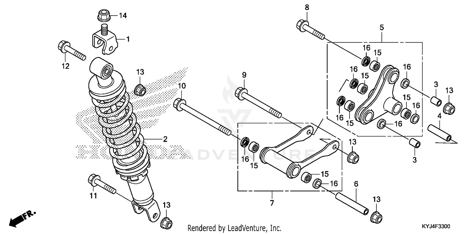 REAR SHOCK ABSORBER