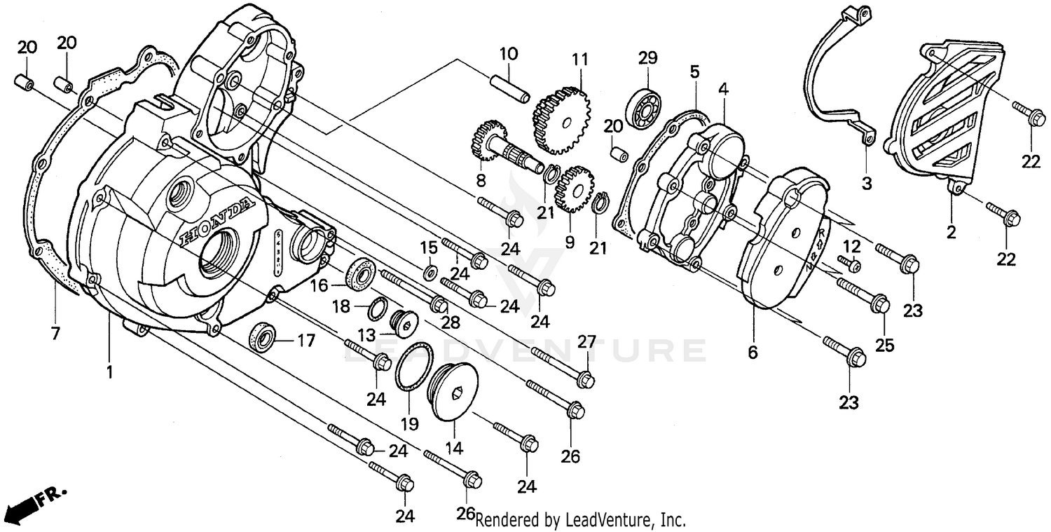 LEFT CRANKCASE COVER