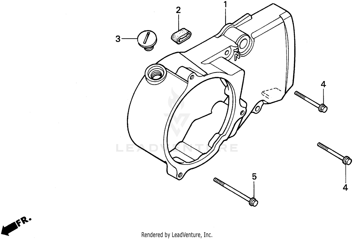 LEFT CRANKCASE COVER