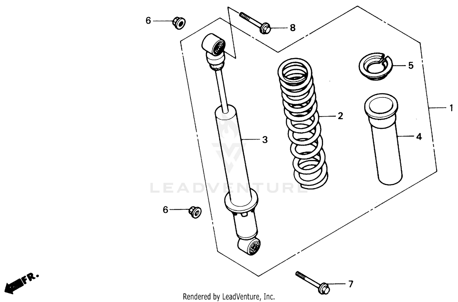 REAR SHOCK ABSORBER