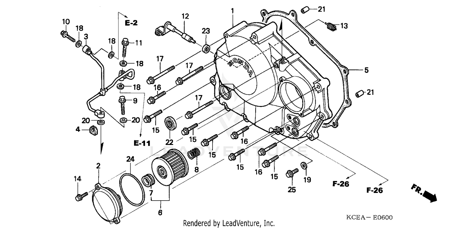 RIGHT CRANKCASE COVER