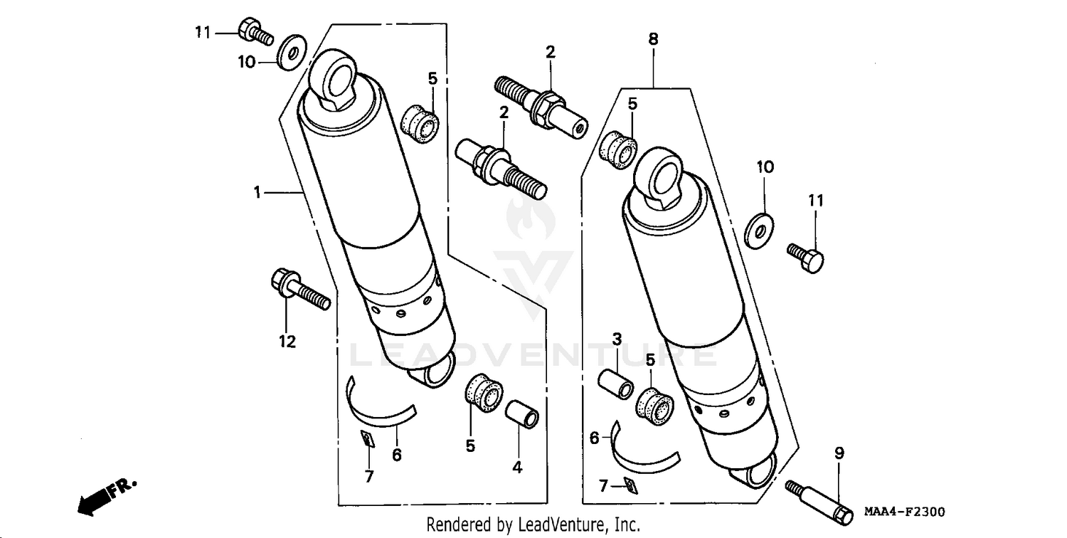 REAR SHOCK ABSORBER