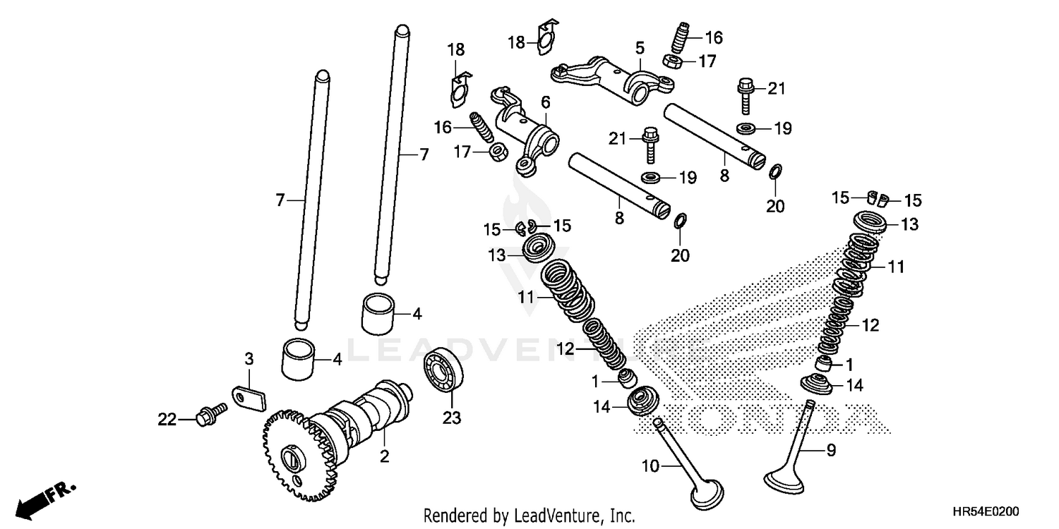 CAMSHAFT + VALVE