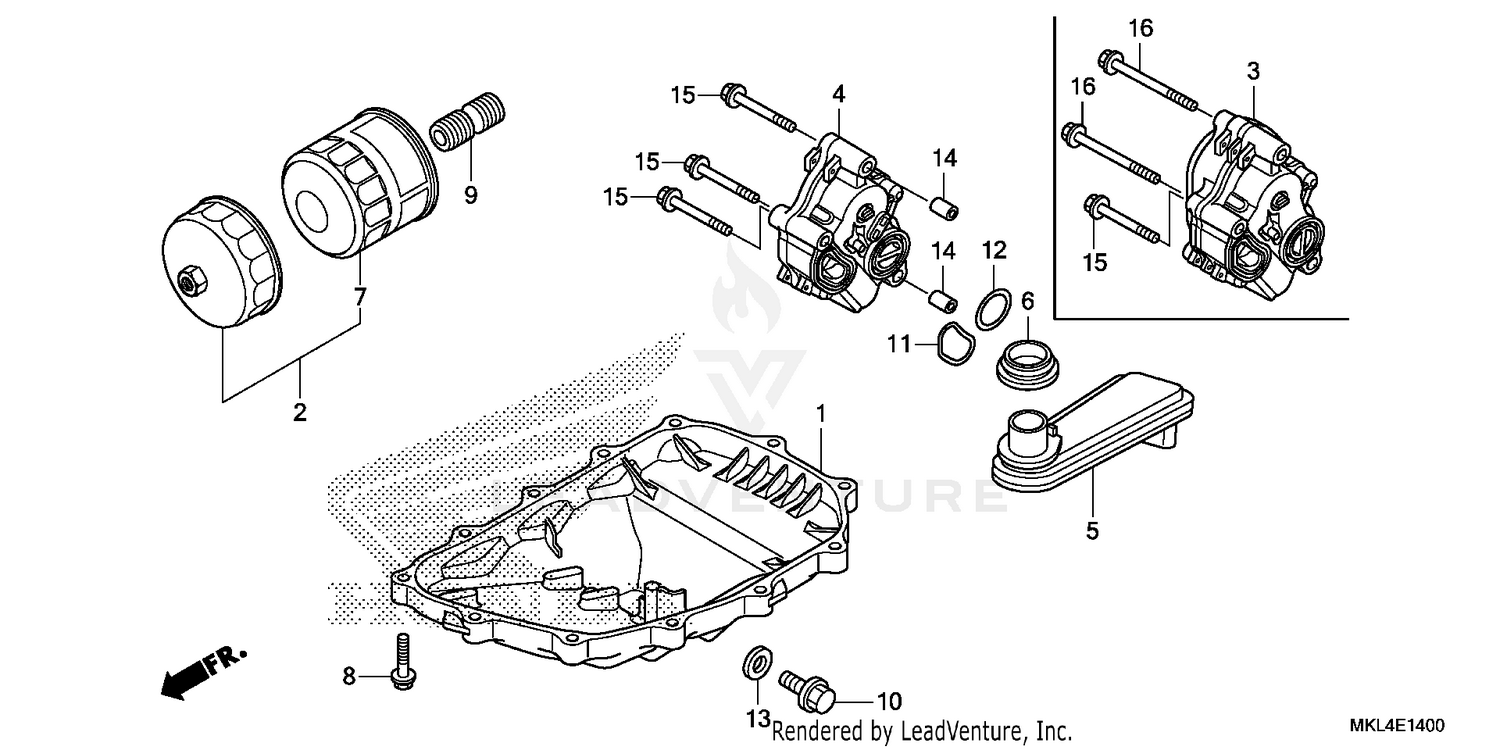 OIL PAN@OIL PUMP
