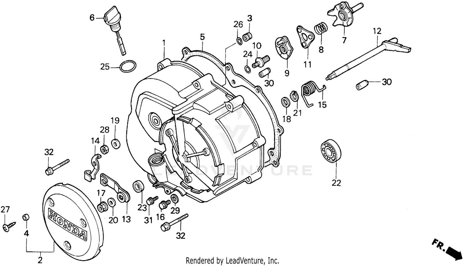 RIGHT CRANKCASE COVER