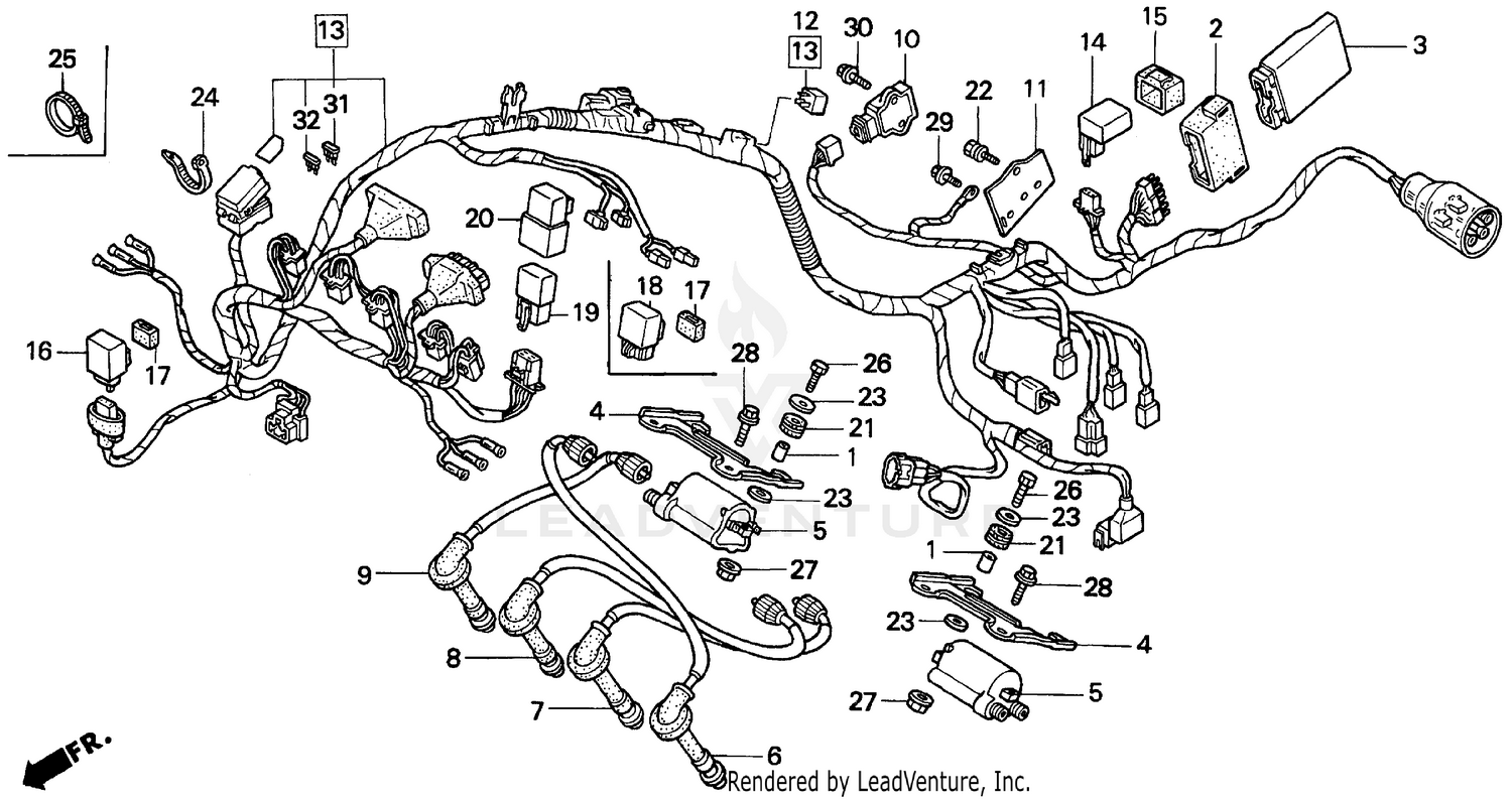 F3 WIRE HARNESS 95-96