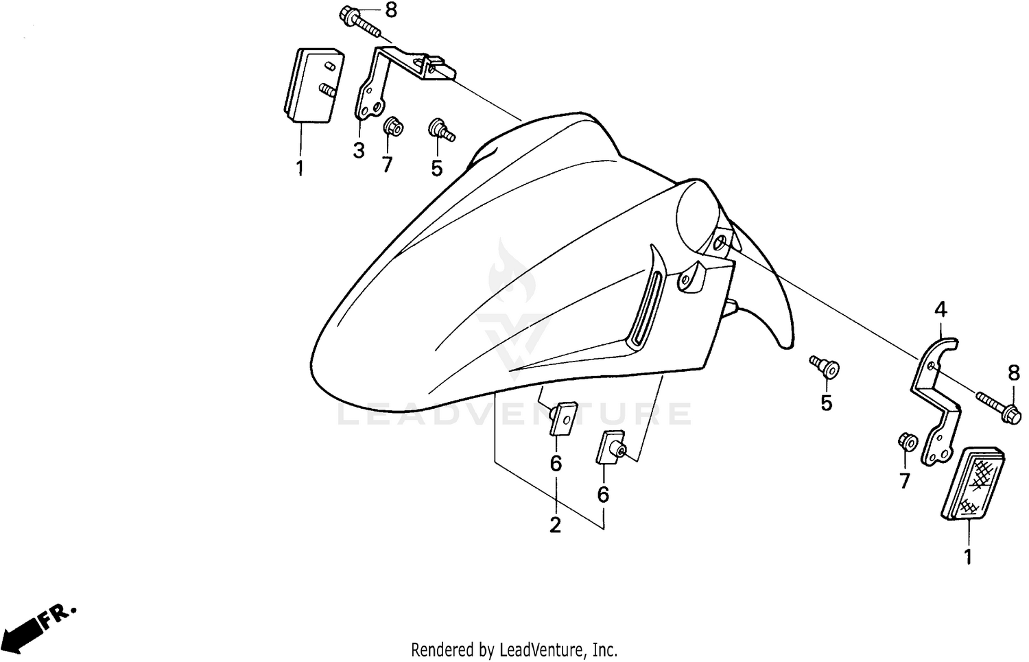 F2 FRONT FENDER 91-94