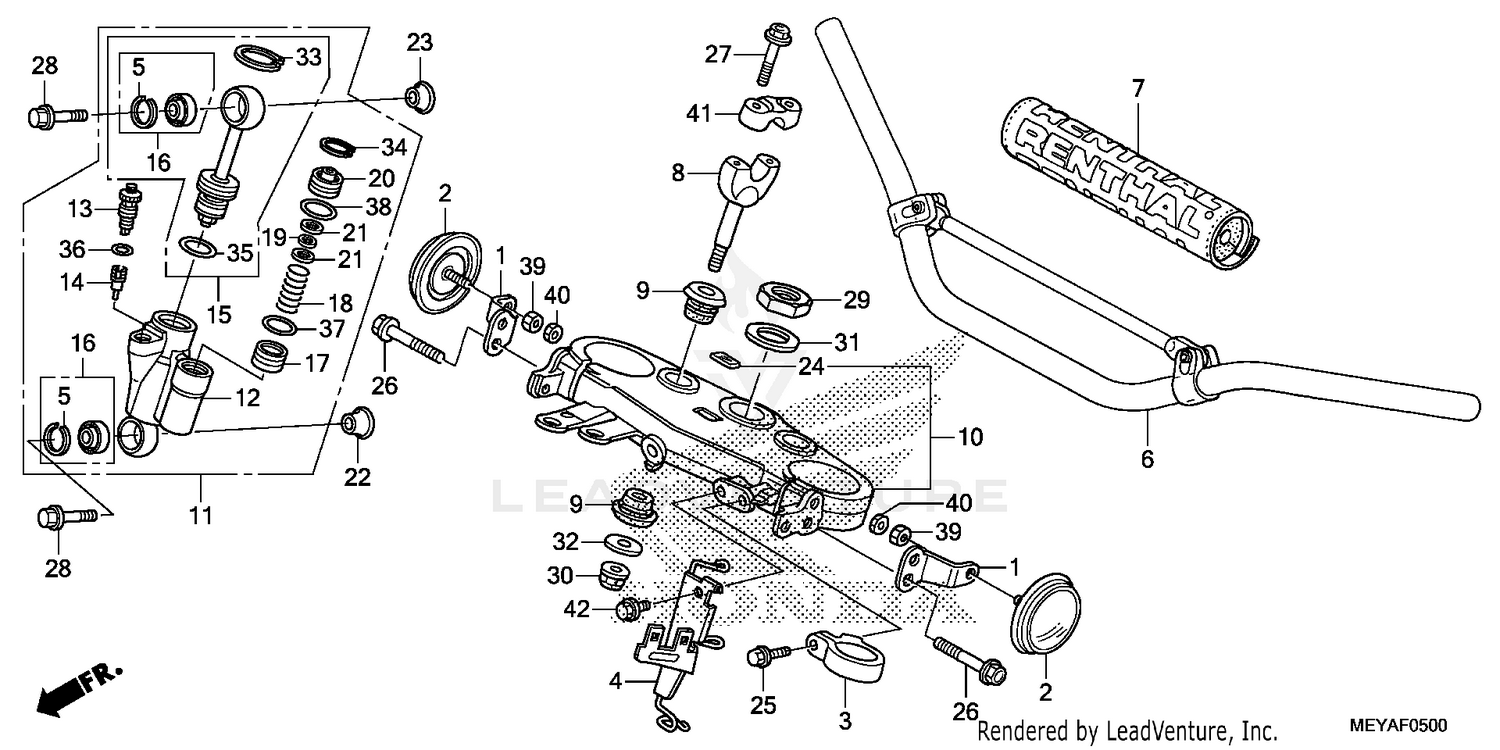 HANDLEBAR + TOP BRIDGE