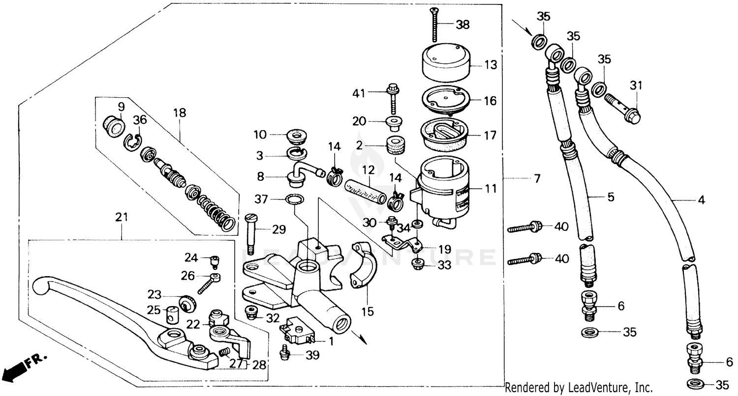 FRONT BRAKE MASTER CYLINDER