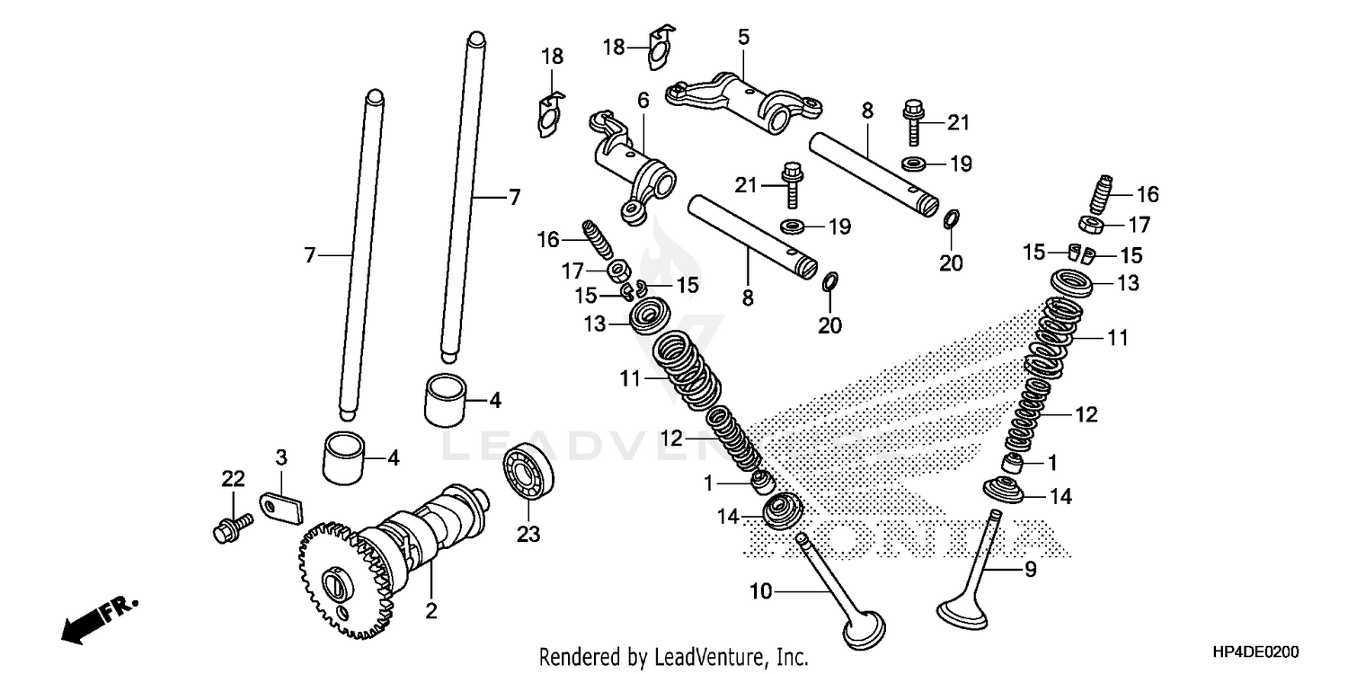 CAMSHAFT + VALVE