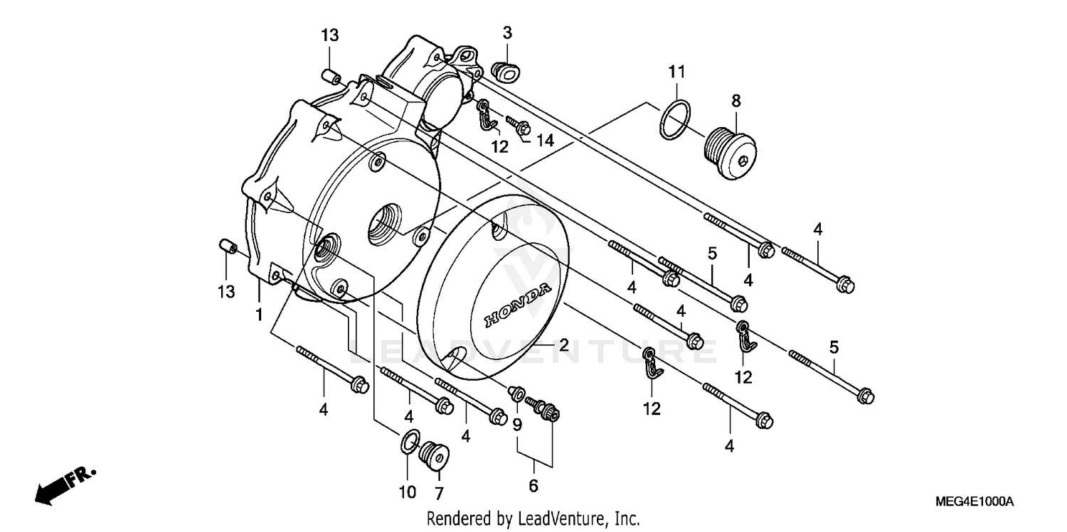 LEFT CRANKCASE COVER