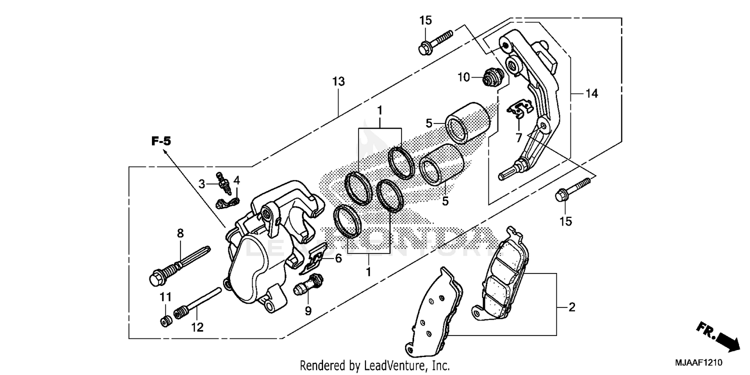 FRONT BRAKE CALIPER (1)