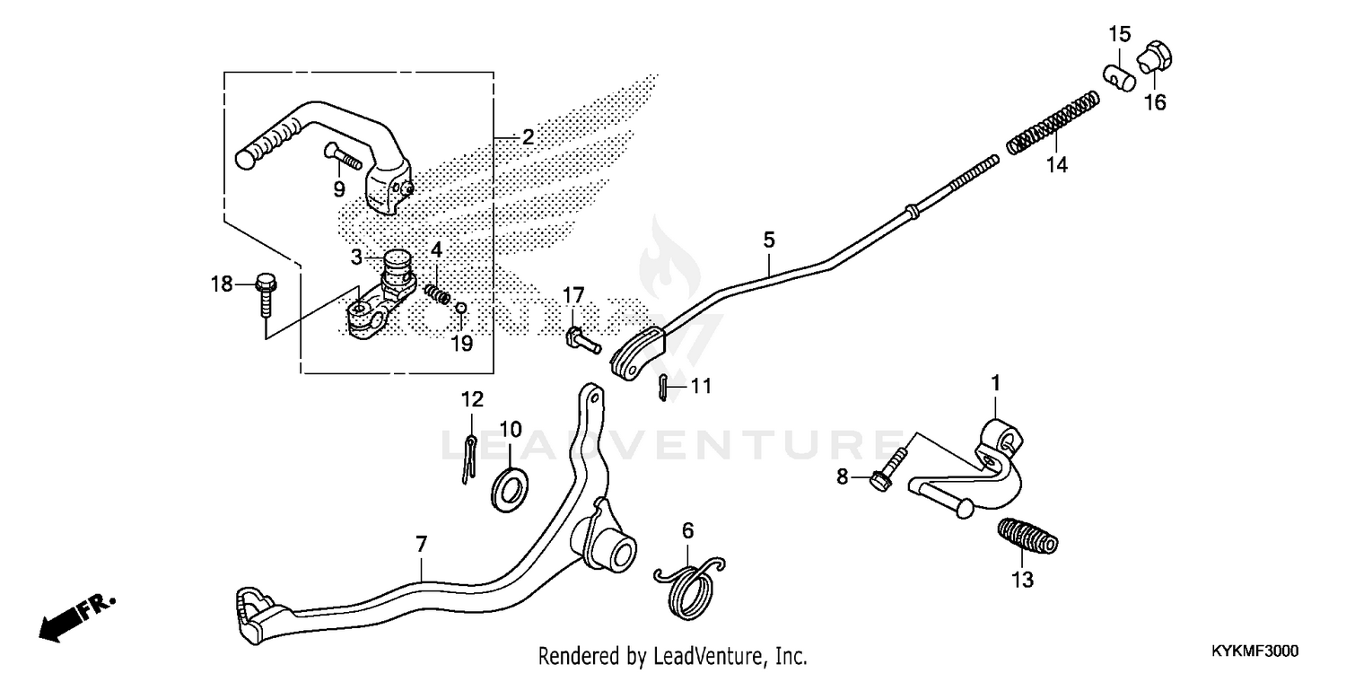 PEDAL@KICK STARTER ARM